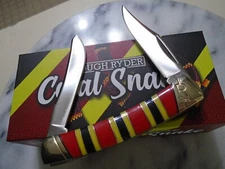 Rough Ryder Coral Snake 2 Blade Moose Pocket Knife 440 Blades Folder RR2274 New