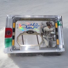 2024 Topps Tier One Juan Soto Jumbo Auto Relic Gold  /25Yankees Padres