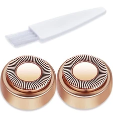 Facial Hair Remover Replacement Heads For Flawless Gen1, Rose Gold, Pack of 2