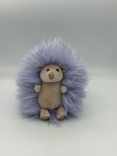 FAO Schwarz 6" Purple Lavender Hedgehog Toy Plush Stuffed Animal Soft VGC