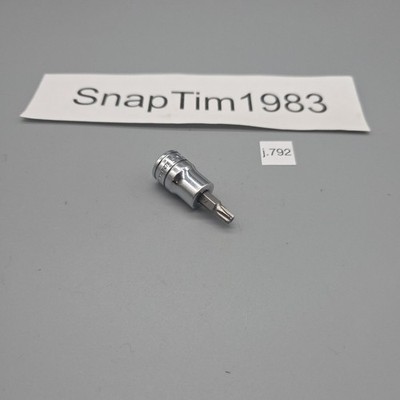 Snap-on Tools  3/8'' Drive T27 Standard Torx Bit Chrome Socket  FTXB27E. USA 