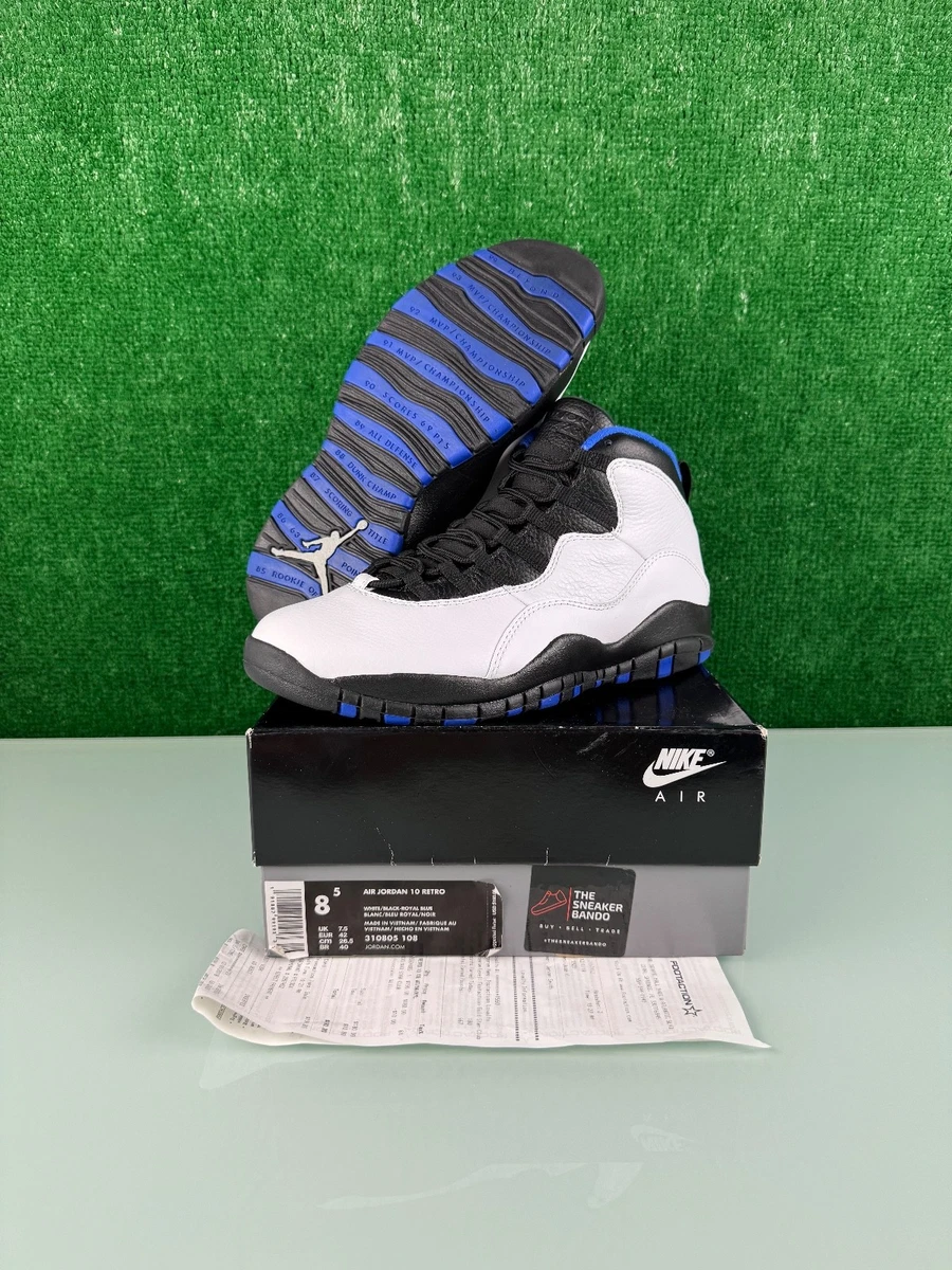 ナイキ エア ジョーダン 10 レトロ オーランド 2018 Air Jordan 10 Retro Orlando 2018 Size 12 Authentic Rare Used Blue