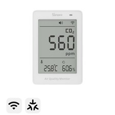 SONOFF CO2 Meter Smart Wi-Fi Air Quality Monitor Matter Over Temp Humi Detectors