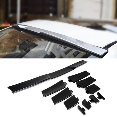 Universal Glossy Black Top Window Roof Spoiler Adjustale Length - ABS US