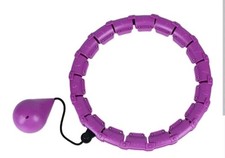 Fitness Infinity Hoop 24 Knots Weighted Adjustable Calorie Burning Workouts EUC