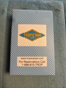 Vintage Tropicana playing cards, complete deck, Las Vegas - From 2004