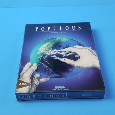 Amiga Populous Computer PC Game And in a sealed box Never opened