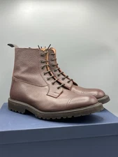 Trickers Grassmere Boots Uk11.5 Burgundy Olivvia Shrunken Leather ~stow