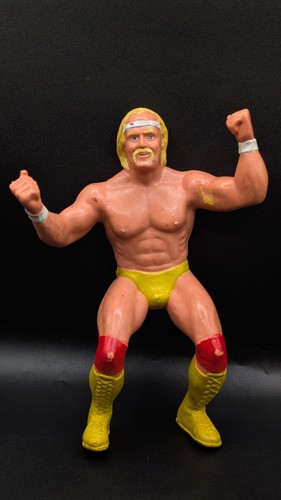 1984 WWF Wrestling Superstars Hulk Hogan 8 LJN Rub...