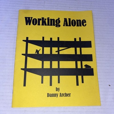 Working Alone by Danny Archer Magic Tricks Vintage Book Pamphlet 20 Pages
