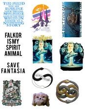 Neverending Story 80s Movie Stickers