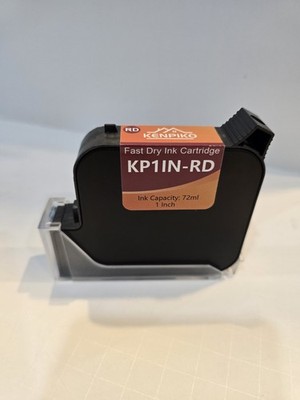 KENPIKO INK Cartridge Red KP1IN-RD 72ml 1 Inch