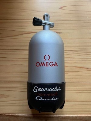 Omega Watch Case Box Seamaster 200m / 660ft Cylinder Tank Design 150th Edition