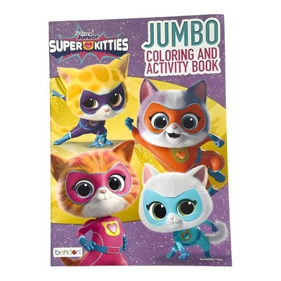 Super Kitties 80Pg Coloring Book ACC NEW