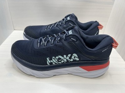 Hoka One One Bondi 7 Women s Size 10 Blue Coral Athletic Running Walking Shoes