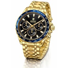 Invicta Montres Prestige MPW-0338 Men's 44mm Gold/Black Dial New 