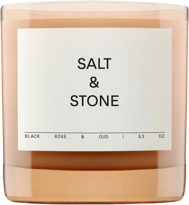 Salt & Stone Scented Candle for Women & Men | Coconut & Soy Blend Wax | Hand-Pou