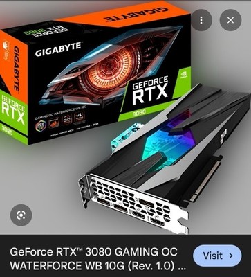 GIGABYTE GeForce RTX 3080 EAGLE OC 10GB GDDR6X Graphics Card for