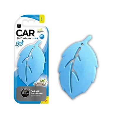 Aroma Car Leaf Shaped Air Freshener 3D