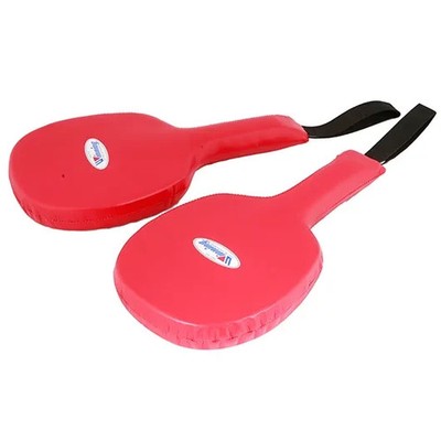 Winning Boxing  Hand Mitts CM-15  Punch Mitts Strike Pads RED For Trainers  New