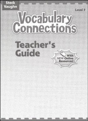 STECK-VAUGHN VOCABULARY CONNECTIONS: TEACHER'S GUIDE 2004