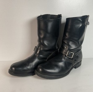 Vintage Engineer Boots | Soft Toe | USA Made | Men’s 13 D Vintage brown ranger boots – Craft & Glory International main image 2