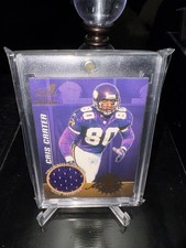 2000 Pacific Aurora Game-Worn Jerseys Cris Carter #4 HOF