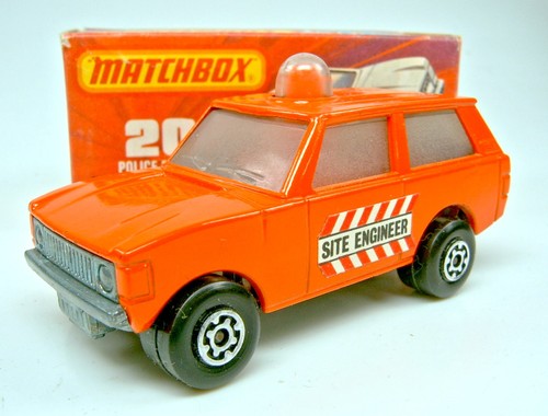 Matchbox Superfast Nr. 20B Police Patrol orange "Site Engineer" aus Giftset top - Picture 2 of 9