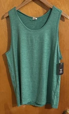 Green Tank Top Mens Medium Xersion Wicking