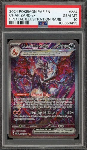 Pokemon Charizard ex Paldean Fates Special Illustration Rare #234 PSA 10