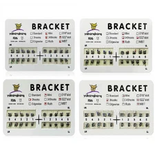 Dental Metal Brackets braces Mini orthodontic MBT/Roth 022/018 Hooks 3/345