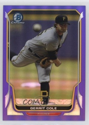 2014 Bowman Chrome Purple Refractor /150 Gerrit Cole #88 1p5y