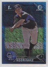 2016 Bowman Chrome Prospects Blue Shimmer Refractor Helmis Rodriguez #BCP195 j2c
