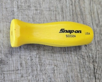 Snap-on   Tools RARE NEW Classic YELLOW Flat Head Screwdriver Handle SDD2A
