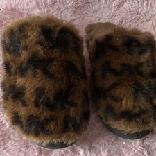 MICHAEL Michael Kors Leopard Faux Fur Slide S...