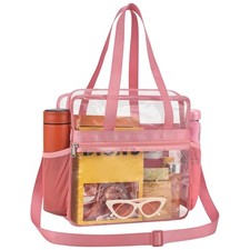 Clear Bag for Stadium Events 12x6x12, Clear Message Tote Stadium Approved wit...