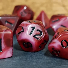 🩸🥀Stained Soul Dice Set | RPG DnD Dungeons Dragons AD&D Pathfinder d20