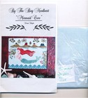 By The Bay Needleart MERMAID COVE Cross Stitch Pattern w/ LINEN seaside village — photo 1