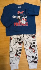 Disney Mickey's Best Friends Sweat Pants  Shirt Set Size 2T