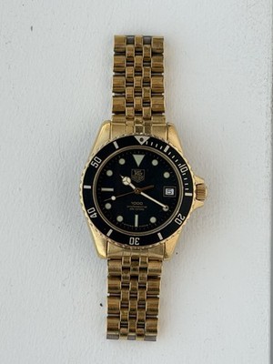 TAG Heuer 1000 Professional Quartz 200m Diver Black Dial Date 38mm