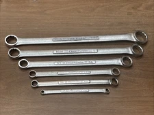 Craftsman USA -V-&-VV- Series 6 Pc SAE 1/4” to 1-1/4” Double Box End Wrench Set