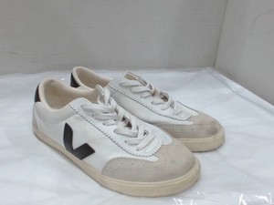 VEJA Volley - Sneaker Basse Donna In Pelle Organica E Gomma Amazzonica (taglia 40 EU)