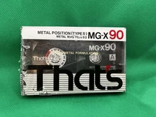 That's MG-X 90  audio cassette  blank tape sealed Made in Japan Type IV New