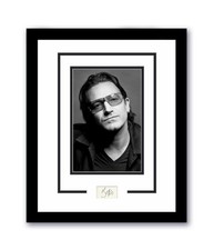 U2 Bono Autographed Signed 16x20 Framed Photo ACOA
