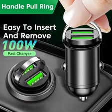 QC Zigarettenanzünder 2 USB Ladegerät KFZ LKW Auto Handy Ladeadapter Handy