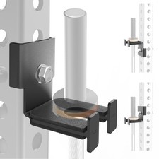 Heavy-Duty Steel Barbell Holder for 3x3 Inch Power Racksb No Drilling Require...