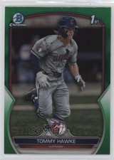 2023 Bowman Draft Chrome Green Refractor 62/99 Tommy Hawke #BDC-141 09an