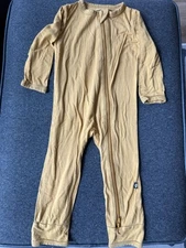 Kyte Baby Zippered Romper in Marigold 6-12 Months