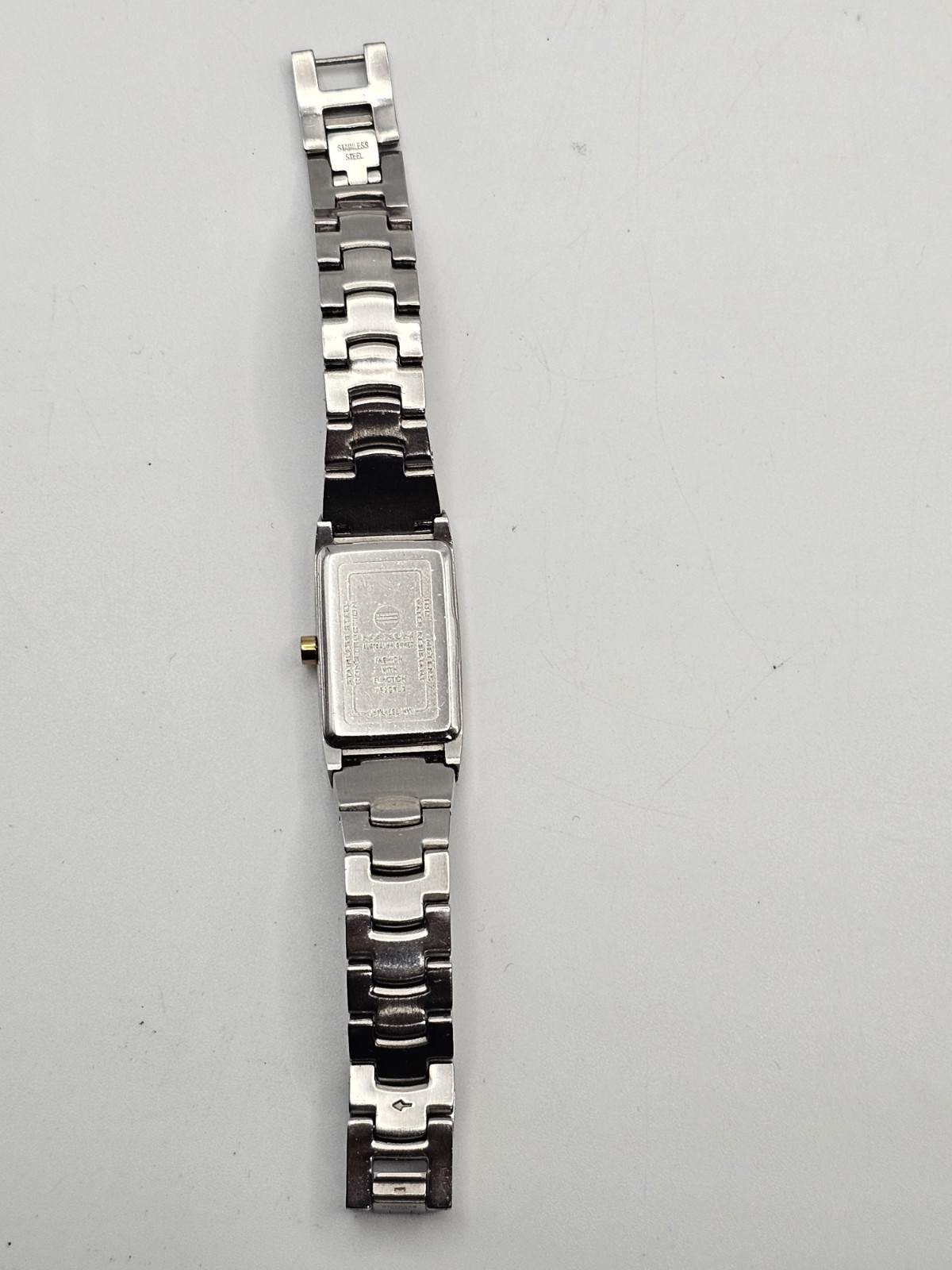 ​Fossil Rectangular Two-Tone Dress Watch 100M Wat… - image 2