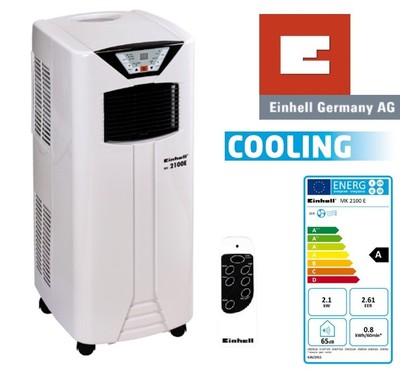 Klimagerät MK 2100 E Einhell lokale mobile Mono Klimaanlage 2,1 KW 7200 BTU/h BW
